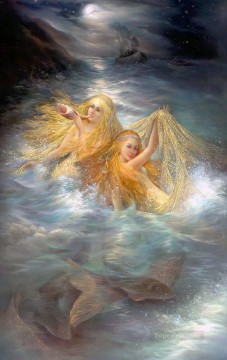 Meerjungfrauen Fantasie Ölgemälde